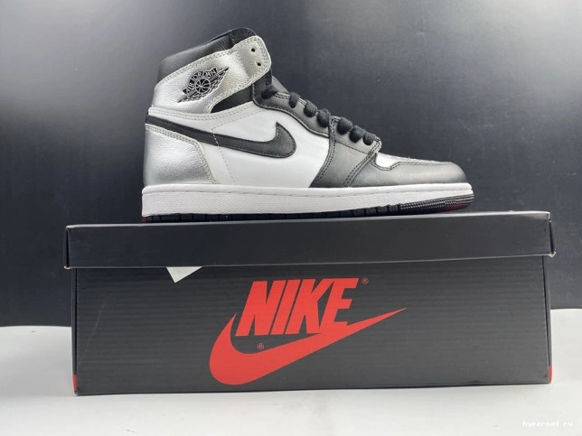 TOE CD0461-001 SILVER AIR JORDAN HIGH OG 1 WMNS 0728